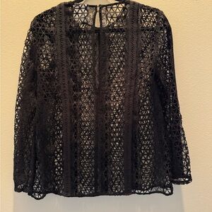 Acler Black Lace Blouse